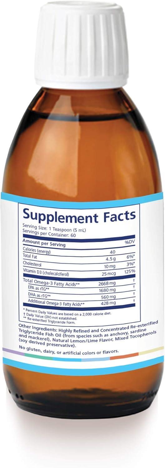 image:imageDE Omega Benefits Liquid Supplement 67 oz 40Day Supply ReEsterfied Omega 3 Triglyceride Form with 1680mg EPA 560mg DHA amp Vitamin D for Dry Eyes40 Day Supply