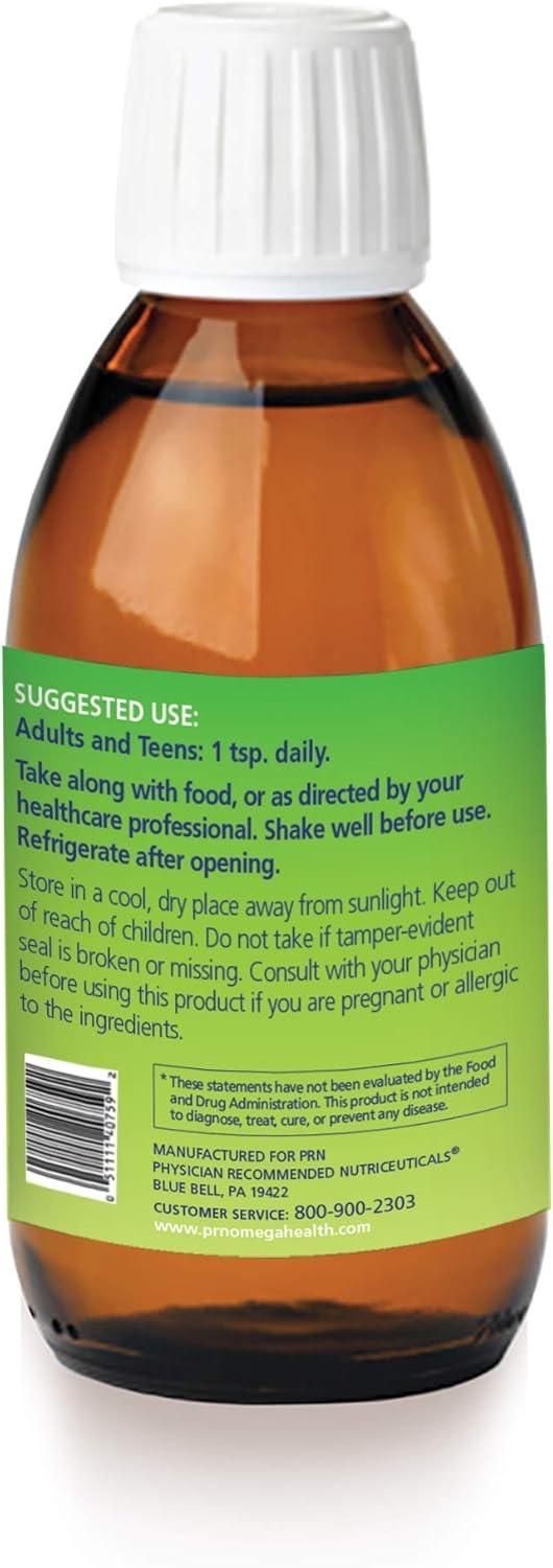 image:imageOmegaV Benefits Liquid Omega 3 Supplement 5 oz 30Day Supply Vegan Supplement with 1000mg EPA amp DHA for Eye Health5 Fl Oz Pack of 3